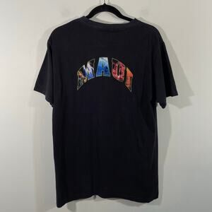 Vintage 1991 Planet Hollywood Hawaii Maui Black Short Sleeve Tee Size M